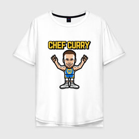 Мужская футболка хлопок Oversize с принтом Chef Curry , 100% хлопок | свободный крой, круглый ворот, “спинка” длиннее передней части | and1 | basketball | curry | game | golden state | nba | player | slam dunk | sport | stephen | streetball | team | warriors | баскетбол | баскетболист | игра | игрок | карри | мяч | нба | победа | слэм данк | спорт | стефен | тренер | чемпион