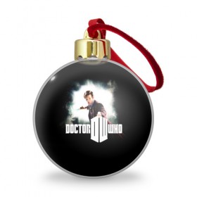 Ёлочный шар с принтом Doctor Who , Пластик | Диаметр: 77 мм | doctor | who | доктор | доктор кто | кто