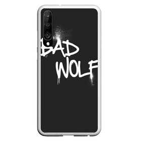 Чехол для Honor P30 с принтом Bad wolf , Силикон | Область печати: задняя сторона чехла, без боковых панелей | bbc | dimension | dr who | jenna coleman | jodie whittaker | matt smith | relative | resolution | space | tardis | the doctor | time | галлифрей | джоди уиттакер | доктор кто | тардис