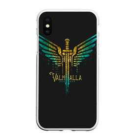 Чехол для iPhone XS Max матовый с принтом Vikings Valhalla , Силикон | Область печати: задняя сторона чехла, без боковых панелей | floki | history | ivar | lagertha | ragnar lothbrok | rollo | the boneless | valhalla | бескостный | викинги | ивар | история | лагерта | рагнар лодброк | ролло | флоки