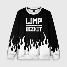 Детский свитшот 3D с принтом Limp Bizkit , 100% полиэстер | свободная посадка, прямой крой, мягкая тканевая резинка на рукавах и понизу свитшота | Тематика изображения на принте: bizkit | limp | limp bizkit | music | rock | бизкиты | лимп бизкит | лимпы | липкие письки | музыка | рок