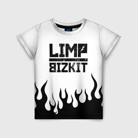 Детская футболка 3D с принтом Limp Bizkit  , 100% гипоаллергенный полиэфир | прямой крой, круглый вырез горловины, длина до линии бедер, чуть спущенное плечо, ткань немного тянется | bizkit | limp | limp bizkit | music | rock | бизкиты | лимп бизкит | лимпы | липкие письки | музыка | рок