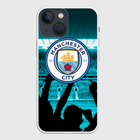 Чехол для iPhone 13 mini с принтом Manchester City ,  |  | champions | city | football | manchester | manchester city | soccer | uefa | world cup | лига чемпионов | манчестер | манчестер сити | сити | форма | формы | футбол