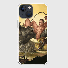 Чехол для iPhone 13 mini с принтом Aniki Fight Art ,  |  | Тематика изображения на принте: aniki | aquarell | art | billy | billy herrington | gachi | gachimuchi | van | акварель | аники | арт | вэн | гачи | гачибасс | гачимучи