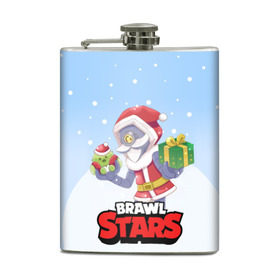 Фляга с принтом Brawl Stars. Christmas Barley , металлический корпус | емкость 0,22 л, размер 125 х 94 мм. Виниловая наклейка запечатывается полностью | Тематика изображения на принте: bo | brawl | brock | bull | colt | dynamike | elprimo | jessie | leon | moba | nita | shelly | stars | бо | брок | булл | джесси | динамайк | кольт | леон | нита | шелли | эльпримо