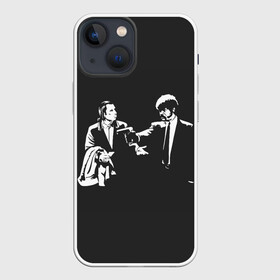 Чехол для iPhone 13 mini с принтом Криминальное Чтиво ,  |  | meme | memes | pulp fiction | quentin | reservoir dogs | tarantino | бешеные псы | квентин | криминальное чтиво | мем | мемы | тарантино