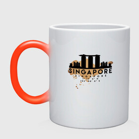 Кружка хамелеон с принтом Сингапур , керамика | меняет цвет при нагревании, емкость 330 мл | Тематика изображения на принте: city | singapore | travel | город | европа | карта | курорт | мир | приключение | путешествие | сингапур | столица | страна | тиризм | турист | флаг