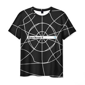 Мужская футболка 3D с принтом Darknet , 100% полиэфир | прямой крой, круглый вырез горловины, длина до линии бедер | Тематика изображения на принте: darknet | internet | memes | даркнет | интернет | мемы