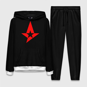 Женский костюм 3D (с толстовкой) с принтом Cs Go Astralis jersey ,  |  | astralis | astralis jersey | cs go | dev1ce | dupreeh | gla1ve | magisk | xyp9x | астралис | киберспортивная футболка | кс го