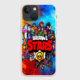 Чехол для iPhone 13 mini с принтом BrawlStars All heroes ,  |  | brawlstars | leon | битваогней | бравлстарc | игра | игры | леон | мультик