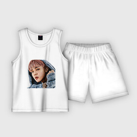 Детская пижама с шортами хлопок с принтом Jimin BTS ,  |  | bts | jimin | бтс | группа | корея | чимин