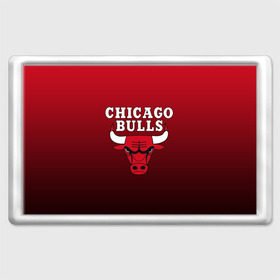 Магнит 45*70 с принтом CHICAGO BULLS , Пластик | Размер: 78*52 мм; Размер печати: 70*45 | Тематика изображения на принте: bulls | chicago | chicago bulls | nba | red bulls | usa | америка | быки | нба | сша | чикаго буллс