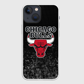 Чехол для iPhone 13 mini с принтом CHICAGO BULLS ,  |  | bulls | chicago | chicago bulls | nba | red bulls | usa | америка | быки | нба | сша | чикаго буллс