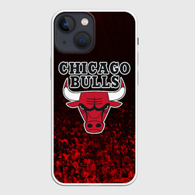 Чехол для iPhone 13 mini с принтом CHICAGO BULLS | ЧИКАГО БУЛЛС ,  |  | bulls | chicago | chicago bulls | nba | red bulls | usa | америка | быки | нба | сша | чикаго буллс