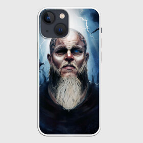 Чехол для iPhone 13 mini с принтом ragnar ,  |  | ragnar | raven | travis fimmel | vikings | викинги | вороны | норвегия | рагнар лодброк | скандинавия | трэвис фиммел