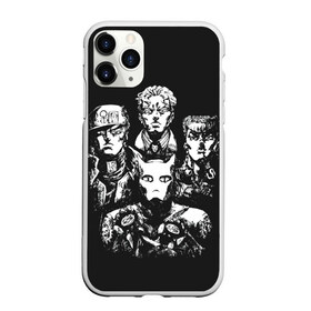 Чехол для iPhone 11 Pro Max матовый с принтом JoJo Bizarre Adventure , Силикон |  | aureo | battle tendency | blood | crusaders | dio | giorno | giovanna | golden | jjba | jojo memes | jojos | jotaro | manga | phantom | stardust | vento aureo | wind | джо джо | манга