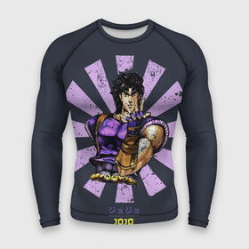 Мужской рашгард 3D с принтом Joseph Joestar ,  |  | aureo | battle tendency | blood | crusaders | dio | giorno | giovanna | golden | jjba | jojo memes | jojos | jotaro | manga | phantom | stardust | vento aureo | wind | джо джо | манга