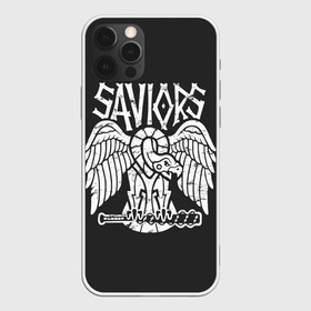 Чехол для iPhone 12 Pro с принтом Ходячие мертвецы Saviors , силикон | область печати: задняя сторона чехла, без боковых панелей | amc | carol | daryl | dixon | michonne | negan | reaction | rick | season 10 | twd | zombies | диксон | дэрил | зомби | мертвецы | мишонн | неган | реакция | рик | ходячие