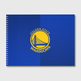 Альбом для рисования с принтом GOLDEN STATE WARRIORS , 100% бумага
 | матовая бумага, плотность 200 мг. | golden state | golden state warriors | gsw | nba | usa | америка | голден стэйт уорриорз | гсв | нба | сша