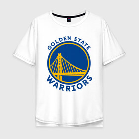 Мужская футболка хлопок Oversize с принтом GOLDEN STATE WARRIORS (2020) , 100% хлопок | свободный крой, круглый ворот, “спинка” длиннее передней части | Тематика изображения на принте: golden state | golden state warriors | gsw | nba | usa | америка | голден стэйт уорриорз | гсв | нба | сша