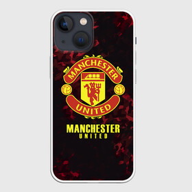 Чехол для iPhone 13 mini с принтом Manchester United ,  |  | champions | football | manchester | manchester united | soccer | uefa | united | world cup | лига чемпионов | манчестер | манчестер юнайтед | форма | формы | футбол | юнайтед