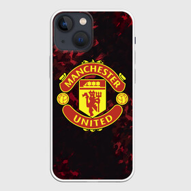 Чехол для iPhone 13 mini с принтом Manchester United ,  |  | champions | football | manchester | manchester united | soccer | uefa | united | world cup | лига чемпионов | манчестер | манчестер юнайтед | форма | формы | футбол | юнайтед