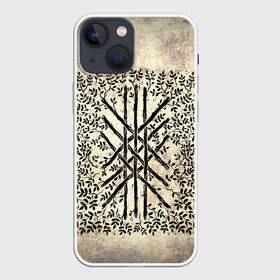 Чехол для iPhone 13 mini с принтом Паутина Вирд (матрица судьбы ) ,  |  | good | odinn | viking | vikings | бог | варяги | викинг | викинги | вирд | воин | матрица судьба | один | паутина | русь | скандинавы | славяне | язычник