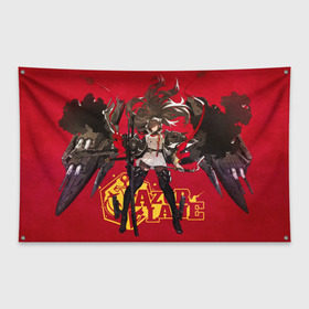 Флаг-баннер с принтом Azur Lane , 100% полиэстер | размер 67 х 109 см, плотность ткани — 95 г/м2; по краям флага есть четыре люверса для крепления | anime | azur lane | girl | аниме | девушка | лазурный путь