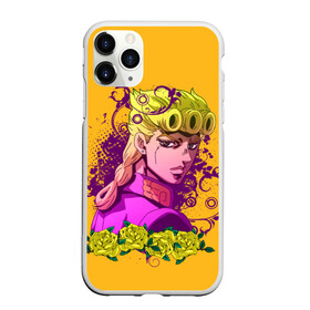 Чехол для iPhone 11 Pro Max матовый с принтом JoJo Bizarre Adventure , Силикон |  | aureo | battle tendency | blood | crusaders | dio | giorno | giovanna | golden | jjba | jojo memes | jojos | jotaro | manga | phantom | stardust | vento aureo | wind | джо джо | манга