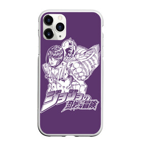 Чехол для iPhone 11 Pro Max матовый с принтом JoJo Bizarre Adventure , Силикон |  | aureo | battle tendency | blood | crusaders | dio | giorno | giovanna | golden | jjba | jojo memes | jojos | jotaro | manga | phantom | stardust | vento aureo | wind | джо джо | манга