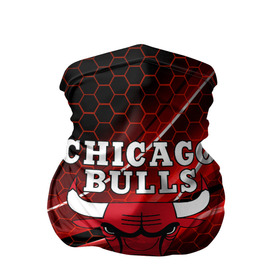 Бандана-труба 3D с принтом CHICAGO BULLS , 100% полиэстер, ткань с особыми свойствами — Activecool | плотность 150‒180 г/м2; хорошо тянется, но сохраняет форму | bulls | chicago | chicago bulls | nba | red bulls | usa | америка | быки | нба | сша | чикаго буллс