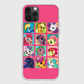 Чехол для iPhone 12 Pro Max с принтом My little pony , Силикон |  | applejack | little | magic | mlp | my | pinkie pie | pony | rainbow dash | rarity | sto luchshih detskih printov | twilight | дракон | дружба | единорог | искорка | пони | селестия | спайк | сумеречная | это чудо