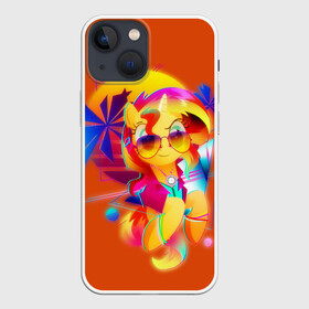 Чехол для iPhone 13 mini с принтом My little pony ,  |  | applejack | little | magic | mlp | my | pinkie pie | pony | rainbow dash | rarity | sto luchshih detskih printov | twilight | дракон | дружба | единорог | искорка | пони | селестия | спайк | сумеречная | это чудо