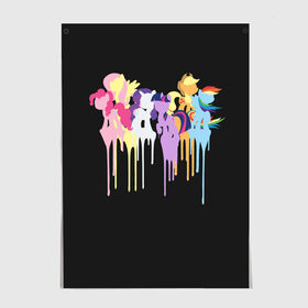 Постер с принтом My little pony , 100% бумага
 | бумага, плотность 150 мг. Матовая, но за счет высокого коэффициента гладкости имеет небольшой блеск и дает на свету блики, но в отличии от глянцевой бумаги не покрыта лаком | applejack | little | magic | mlp | my | pinkie pie | pony | rainbow dash | rarity | twilight | дракон | дружба | единорог | искорка | пони | селестия | спайк | сумеречная | это чудо