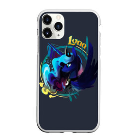 Чехол для iPhone 11 Pro матовый с принтом My little pony Luna , Силикон |  | applejack | little | magic | mlp | my | pinkie pie | pony | rainbow dash | rarity | twilight | дракон | дружба | единорог | искорка | пони | селестия | спайк | сумеречная | это чудо