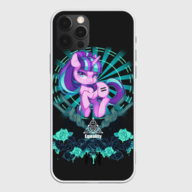 Чехол для iPhone 12 Pro Max с принтом My little pony , Силикон |  | applejack | little | magic | mlp | my | pinkie pie | pony | rainbow dash | rarity | twilight | дракон | дружба | единорог | искорка | пони | селестия | спайк | сумеречная | это чудо