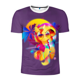 Мужская футболка 3D спортивная с принтом My little pony , 100% полиэстер с улучшенными характеристиками | приталенный силуэт, круглая горловина, широкие плечи, сужается к линии бедра | applejack | little | magic | mlp | my | pinkie pie | pony | rainbow dash | rarity | twilight | дракон | дружба | единорог | искорка | пони | селестия | спайк | сумеречная | это чудо