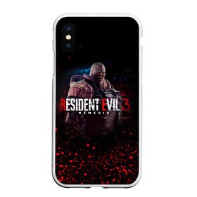 Чехол для iPhone XS Max матовый с принтом RESIDENT EVIL 3 , Силикон | Область печати: задняя сторона чехла, без боковых панелей | ada wong | biohazard | leon | nemesis | project resistance | raccoon city | re | re3 | resident evil | resident evil 3 | rpd | stars | umbrella | ада вонг | амбрелла | немезис | ужасы