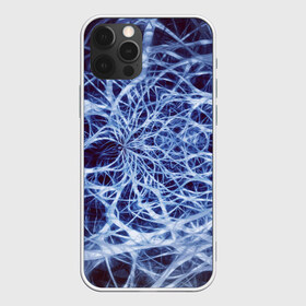 Чехол для iPhone 12 Pro Max с принтом Nerves , Силикон |  | nerves | абстрактно | абстрактные | абстрактный | абстракция | нейронная | неон | неонка | неоновые | нерв | нервная | нервы | объёмные | объёмный | светящиеся | светящийся | сетка | сеть | система