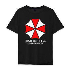 Мужская футболка хлопок Oversize с принтом UMBRELLA CORP , 100% хлопок | свободный крой, круглый ворот, “спинка” длиннее передней части | Тематика изображения на принте: ada wong | biohazard | leon | nemesis | project resistance | raccoon city | re | re3 | resident evil | resident evil 3 | rpd | stars | umbrella | ада вонг | амбрелла | немезис | ужасы