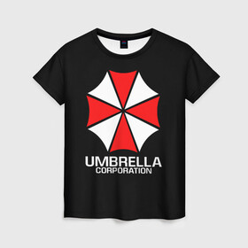 Женская футболка 3D с принтом UMBRELLA CORP | АМБРЕЛЛА КОРП , 100% полиэфир ( синтетическое хлопкоподобное полотно) | прямой крой, круглый вырез горловины, длина до линии бедер | ada wong | biohazard | leon | nemesis | project resistance | raccoon city | re | re3 | resident evil | resident evil 3 | rpd | stars | umbrella | ада вонг | амбрелла | немезис | ужасы