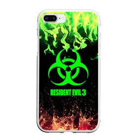 Чехол для iPhone 7Plus/8 Plus матовый с принтом RESIDENT EVIL 3 , Силикон | Область печати: задняя сторона чехла, без боковых панелей | biohazard | biohazard 7 | crocodile | fang | game | hand | monster | new umbrella | resident evil | resident evil 7 | umbrella | umbrella corp | umbrella corporation | zombie | обител