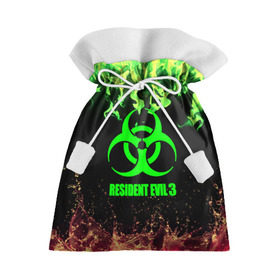 Подарочный 3D мешок с принтом RESIDENT EVIL 3 , 100% полиэстер | Размер: 29*39 см | biohazard | biohazard 7 | crocodile | fang | game | hand | monster | new umbrella | resident evil | resident evil 7 | umbrella | umbrella corp | umbrella corporation | zombie | обител