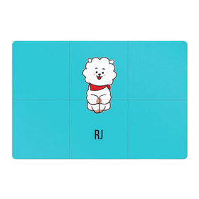 Магнитный плакат 3Х2 с принтом BTS BT21 RJ , Полимерный материал с магнитным слоем | 6 деталей размером 9*9 см | Тематика изображения на принте: bt21 | bts | j hope | jimin | jin | jungkook | k pop | puzzle star bt21 | rj | rm | suga | v | для детей | игра | музыка