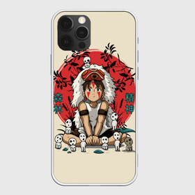 Чехол для iPhone 12 Pro Max с принтом Princess Mononoke , Силикон |  | Тематика изображения на принте: eboshi | ghibli | hayao | hime | lady | miyazaki | mononoke | princess | studio | аситака | волчица | гибли | дух леса | мононоке | моро | сан