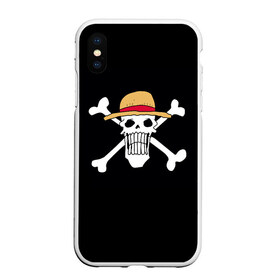 Чехол для iPhone XS Max матовый с принтом One Piece , Силикон | Область печати: задняя сторона чехла, без боковых панелей | Тематика изображения на принте: lucy | luffy monkey | mugiwara | one piece | straw hat | большой куш | ван пис | луффи | одним куском