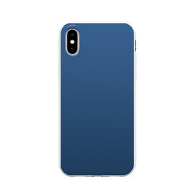 Чехол для iPhone X матовый с принтом 19-4052 Classic Blue , Силикон | Печать на задней стороне чехла, без боковой панели | 9 4052 | без дизайна | без принта | без узора | главный цвет 2020 года | код цвета | нг | новый год | праздник | про | рождество | синий | синяя одежда | цвет нового года