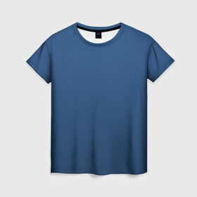 Женская футболка 3D с принтом 19-4052 Classic Blue , 100% полиэфир ( синтетическое хлопкоподобное полотно) | прямой крой, круглый вырез горловины, длина до линии бедер | 9 4052 | без дизайна | без принта | без узора | главный цвет 2020 года | код цвета | нг | новый год | праздник | про | рождество | синий | синяя одежда | цвет нового года