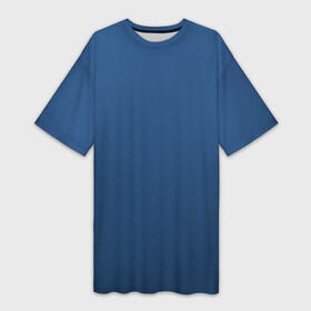 Платье-футболка 3D с принтом 19 4052 Classic Blue ,  |  | 9 4052 | без дизайна | без принта | без узора | главный цвет 2020 года | код цвета | нг | новый год | праздник | про | рождество | синий | синяя одежда | цвет нового года