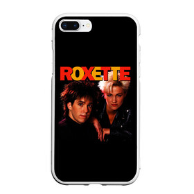 Чехол для iPhone 7Plus/8 Plus матовый с принтом Roxette , Силикон | Область печати: задняя сторона чехла, без боковых панелей | pop | rock | roxette | мари фредрикссон | пер гессле | поп | поп рок. евро поп | рок | роксет | роксэт
